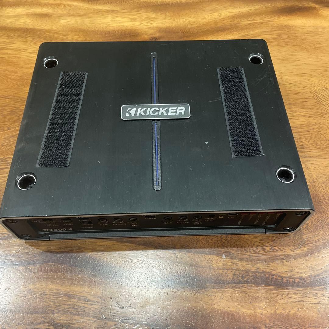 【２台込み】kicker アンプ　IQ500.4 Q-CLASS