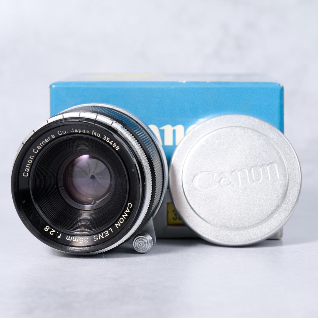CANON LENS 35mm F2.8 L39 箱付