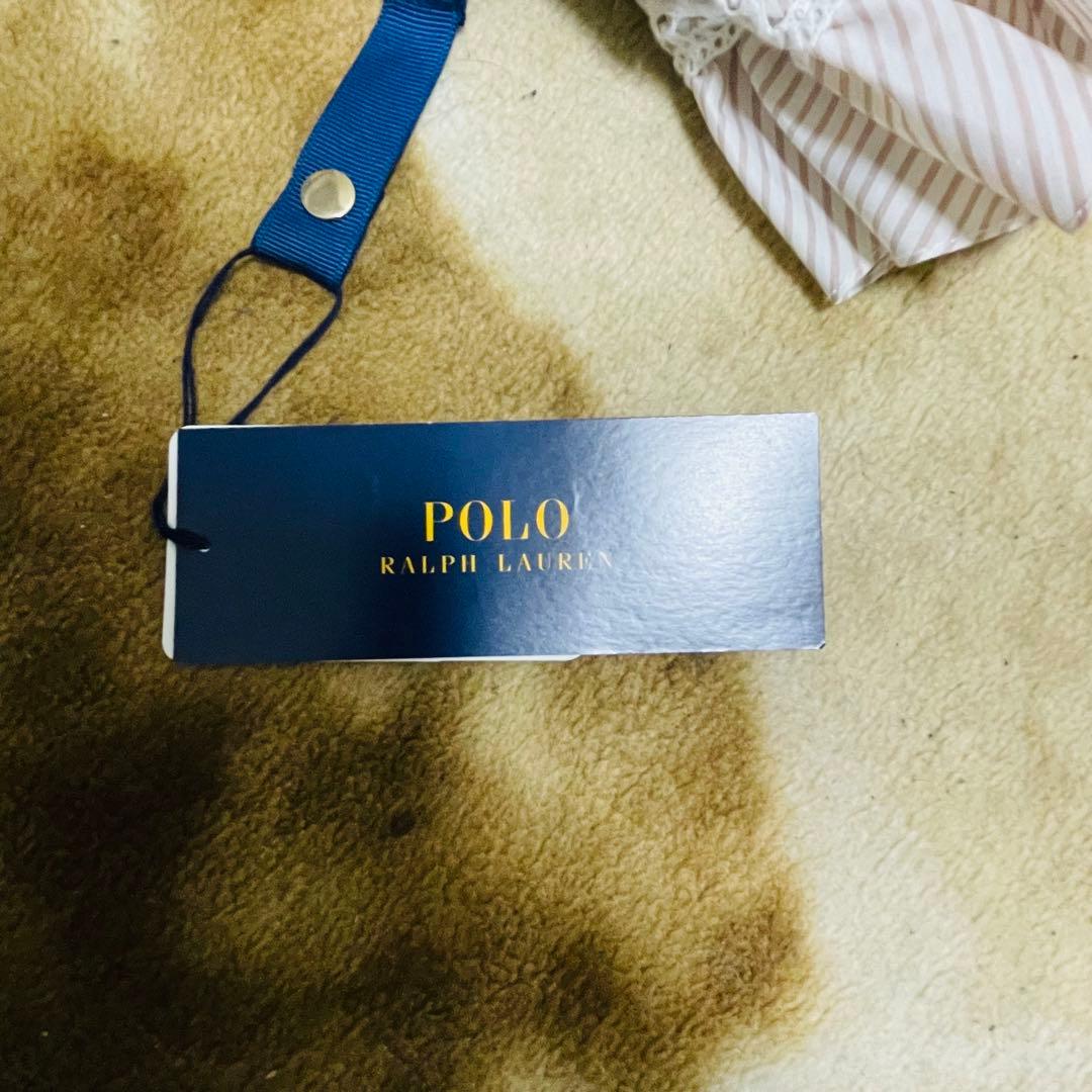 POLO　ポロラルフローレン　晴雨兼用　雨傘　日傘　長傘　フリル　騎士　ロゴ