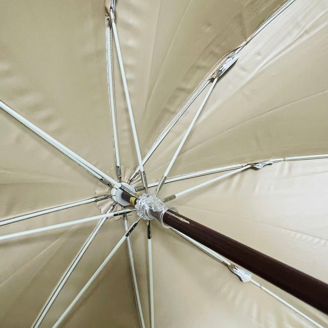 POLO　ポロラルフローレン　晴雨兼用　雨傘　日傘　長傘　フリル　騎士　ロゴ