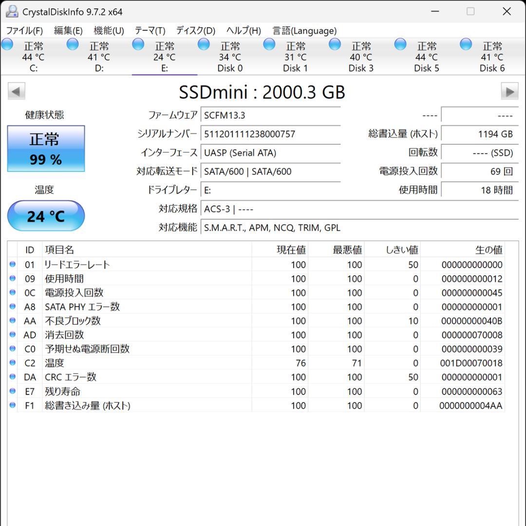 その他 Angelbird AtomX SSDmini 2TB ATOMOS (C)