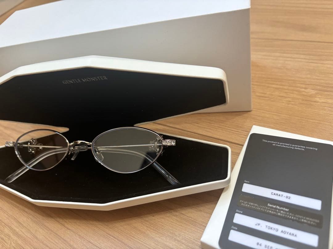 【青山店購入品】GENTLE MONSTER Carat02