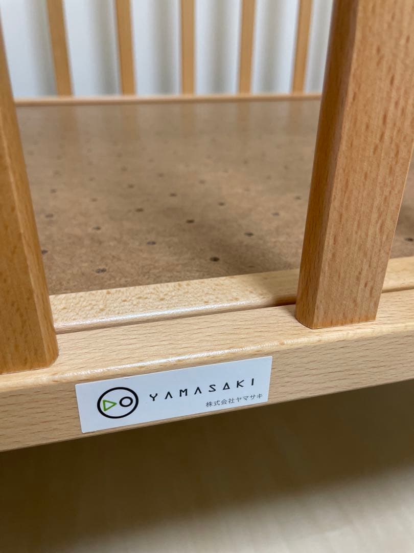 【JJ】ベビーベッド ヤマサキ ハイタイプベッド ツーオープン