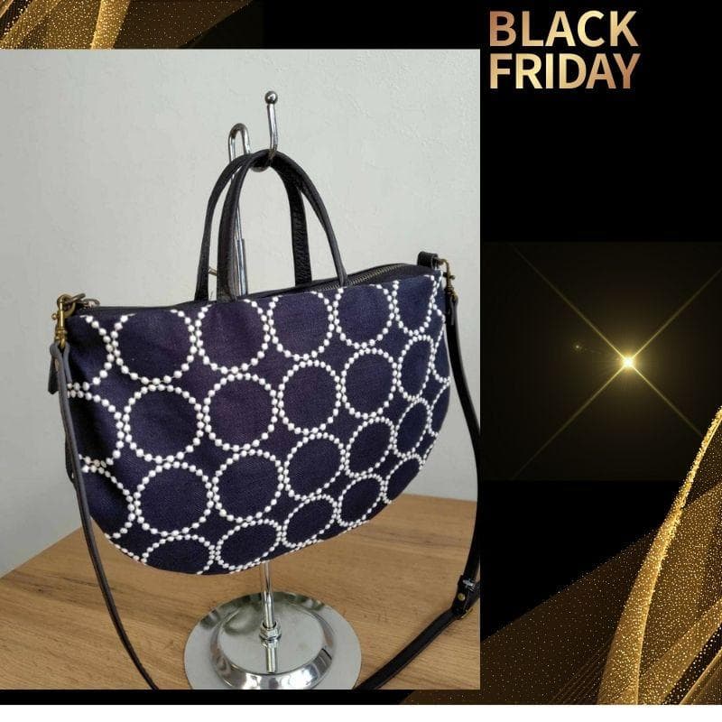 ミナペルホネン/2025tambourineタンバリンネイビー×白/Mサイズ