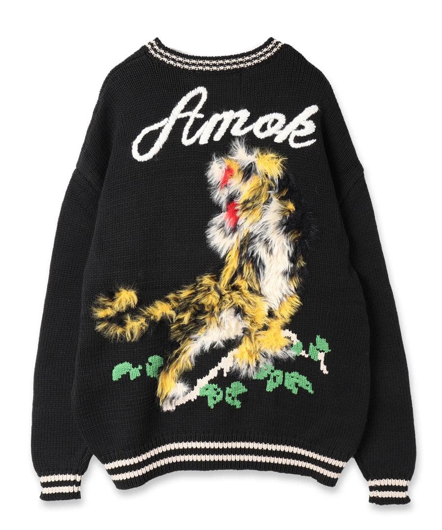 【貴重】amok Tiger knit アモク タイガーニット