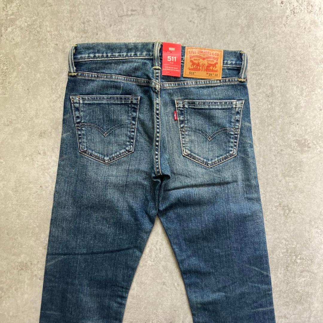未使用品 日本製 セルビッジ 黒耳 LEVI'S511 29 リーバイス デニム
