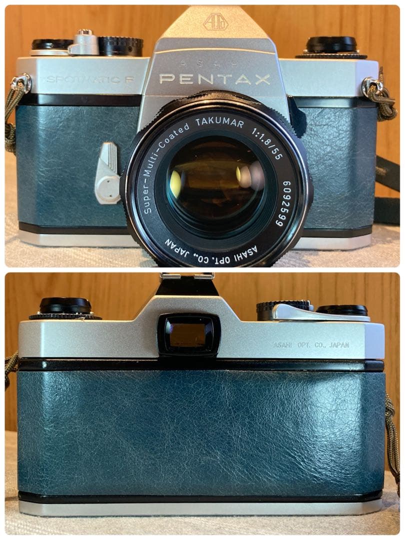 Pentax SPF★完動品＊美品＊試写済★本革外装＊シチリアン・ブルー★絶好調