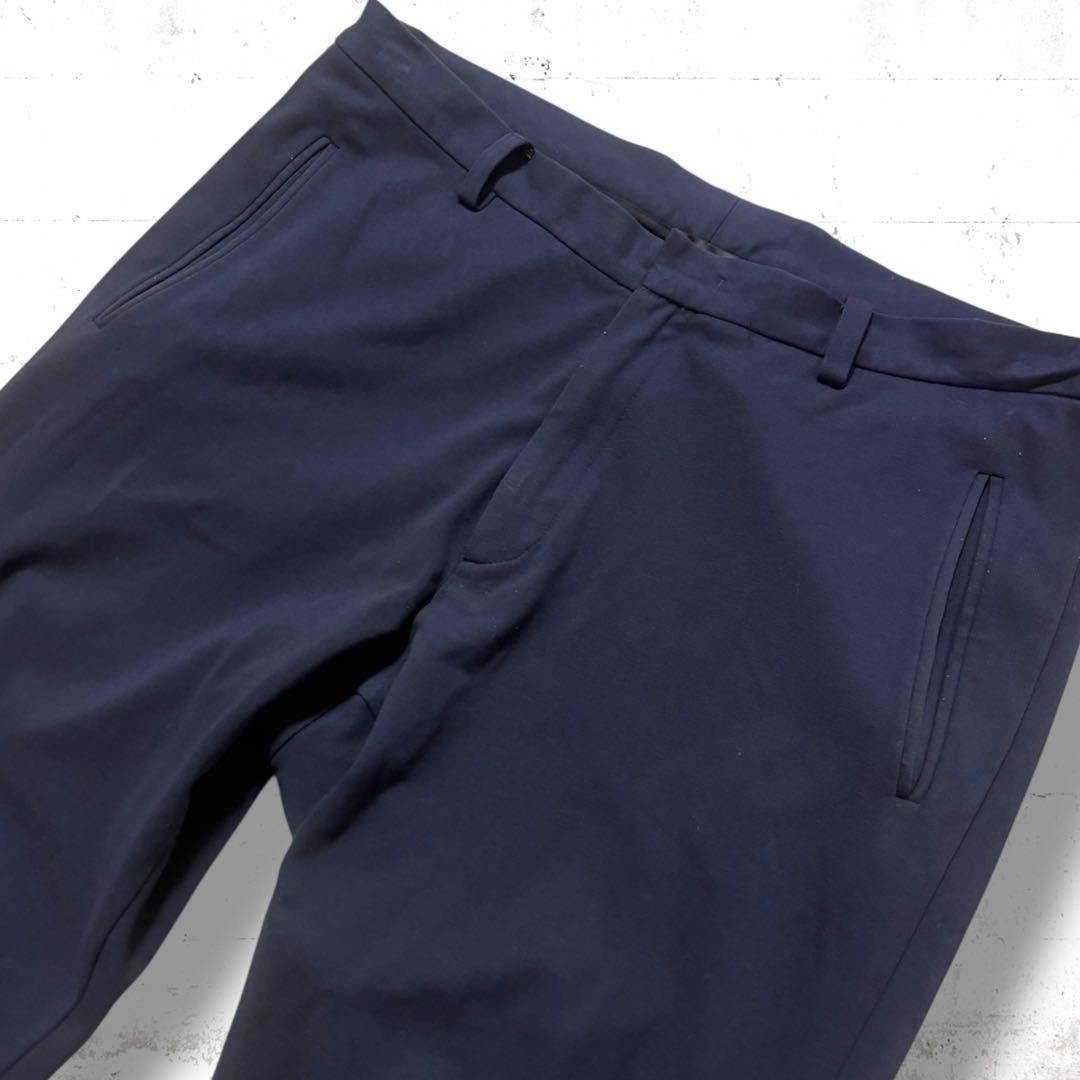 イタリア製　JILSANDER ストレッチ　ジャージスラックス　スリム　レーヨン