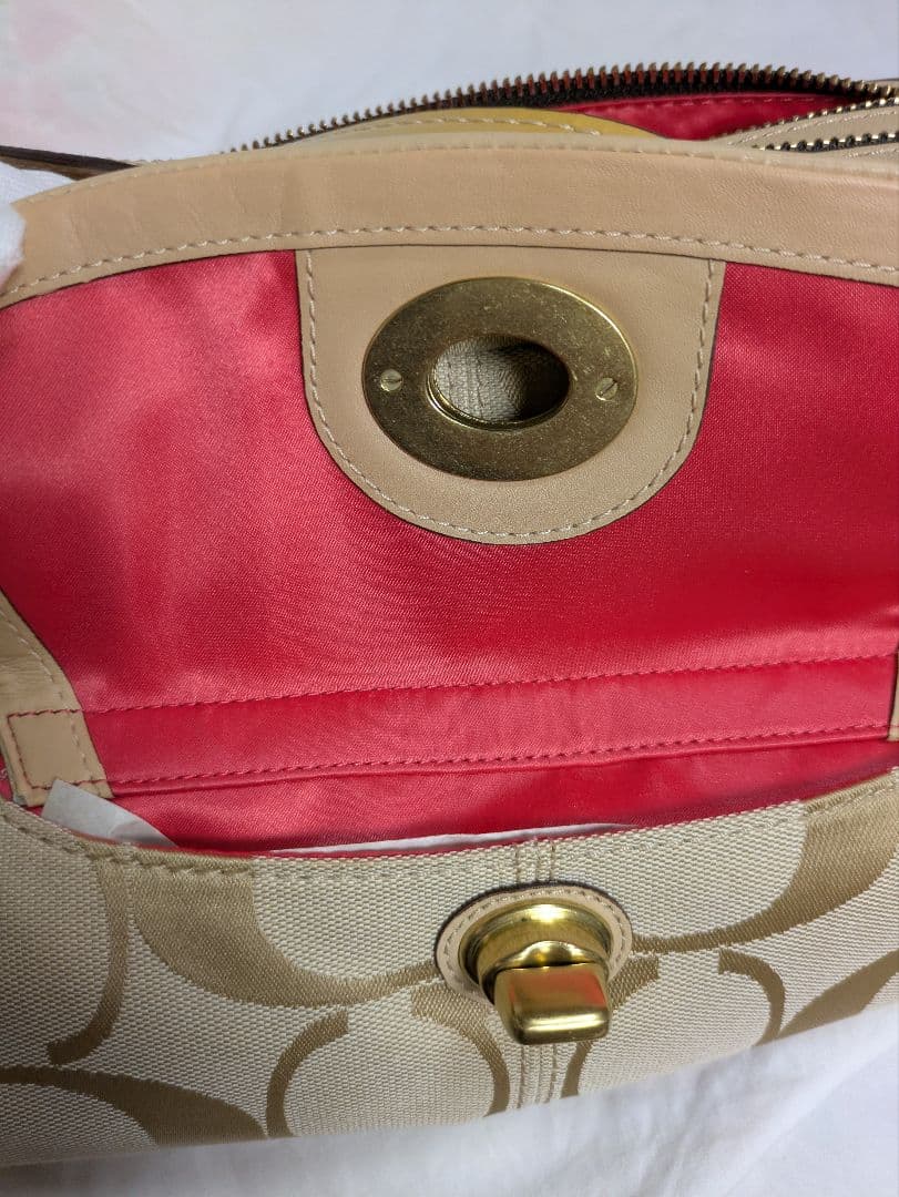 COACH ロゴ入りハンドバッグ M0873-13482未使用品