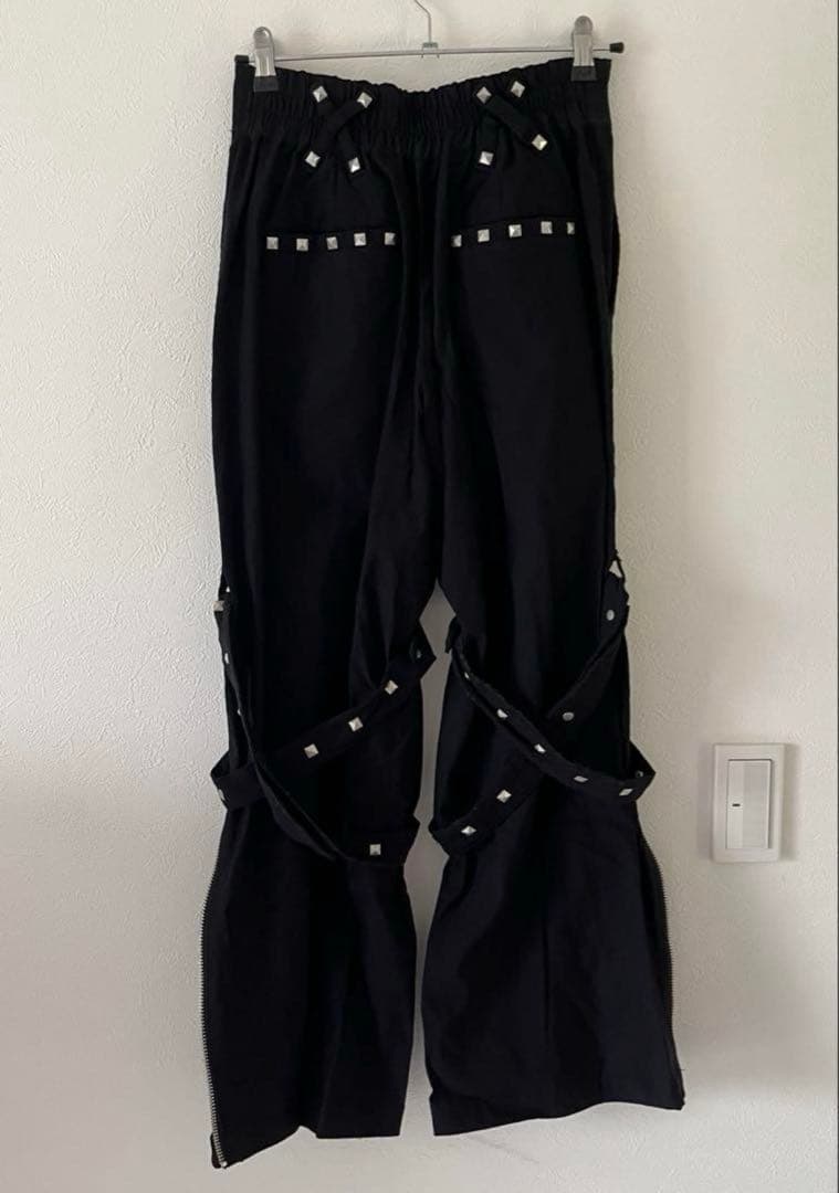 【DimMoire】スタッズボンテージパンツ ブラック