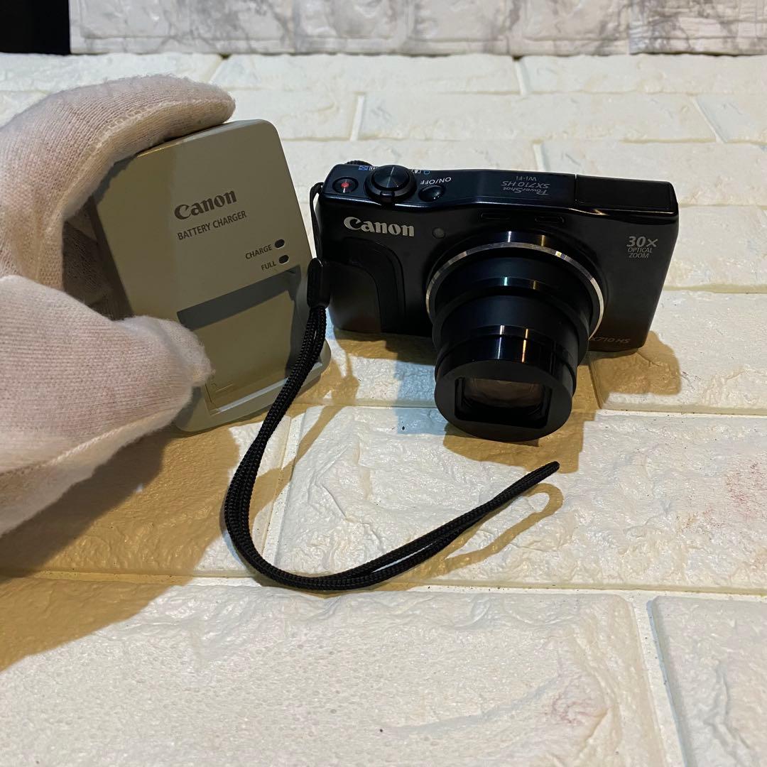 食*坊様 美品Canon PowerShot SX710 HS ブラック光学30