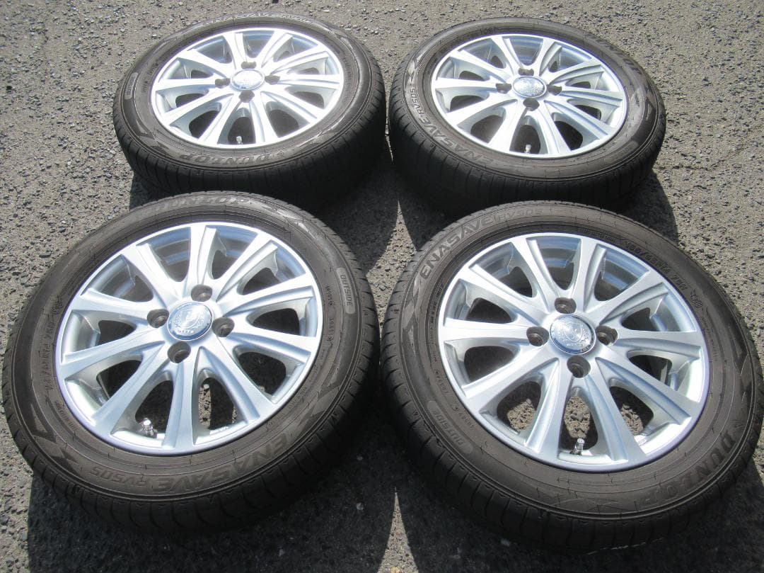 155/65R14 ダンロップ 2024年 ムーブ タント アルト等 手渡OK☆