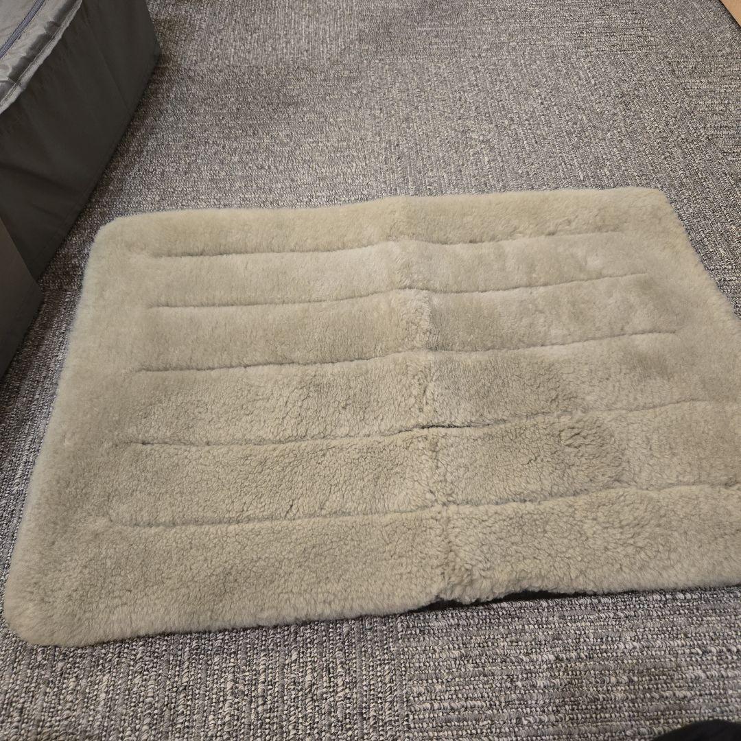 じぶん枕　ムートン　枕カバー　グレー　じぶんまくら