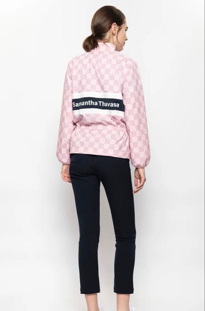 新品タグ付き　Samantha GOLF チェックウインドブレイカー