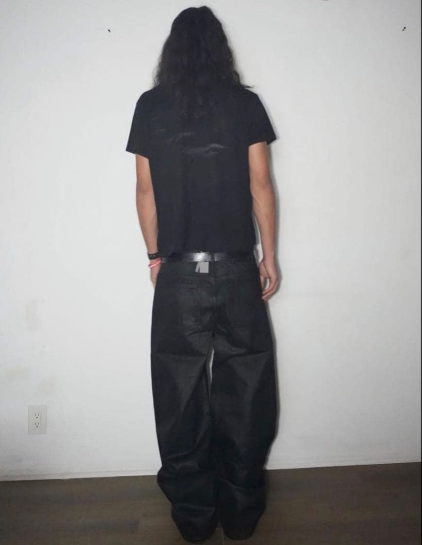 パンツ goar archive STRAPPED BAGGY OIL PANTS M