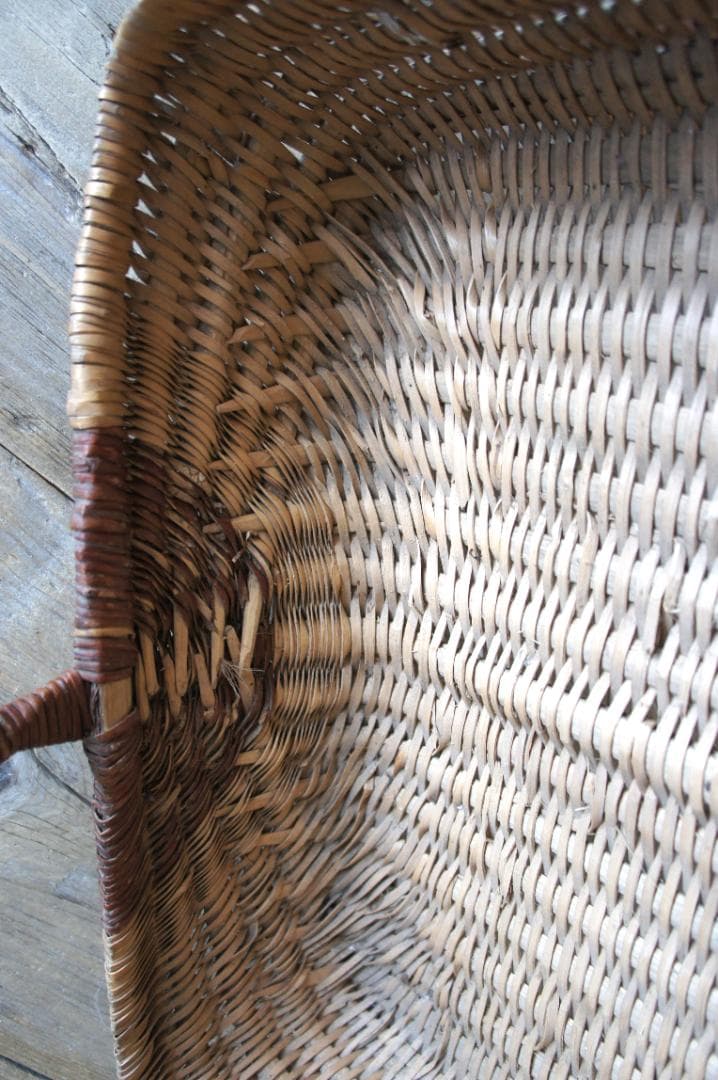 フランスアンティーク　パニエ　バスケット　ブロカント　天然生活　蚤の市