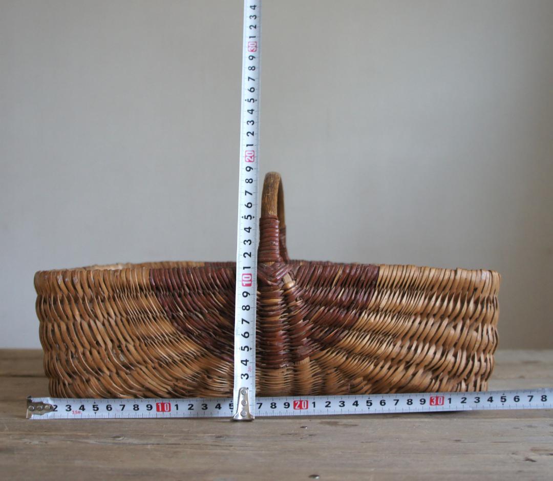 フランスアンティーク　パニエ　バスケット　ブロカント　天然生活　蚤の市