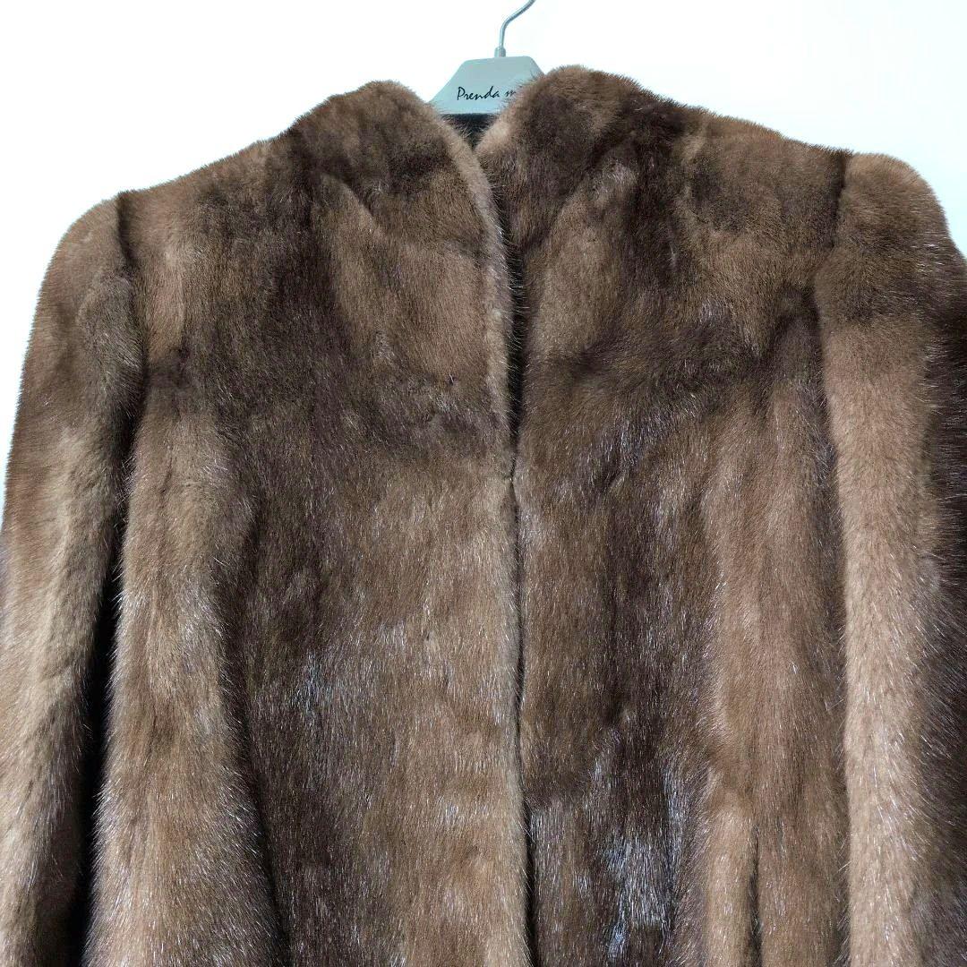 MOONBAT ミンク毛皮　リアルファーコート