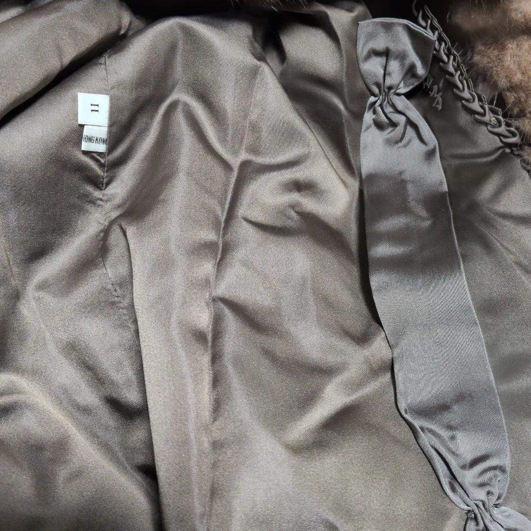 MOONBAT ミンク毛皮　リアルファーコート