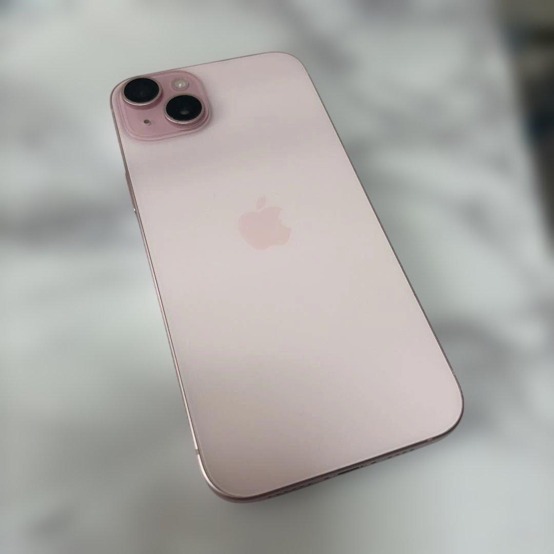 【中古】iPhone 15 plus ピンク 本体 125GB