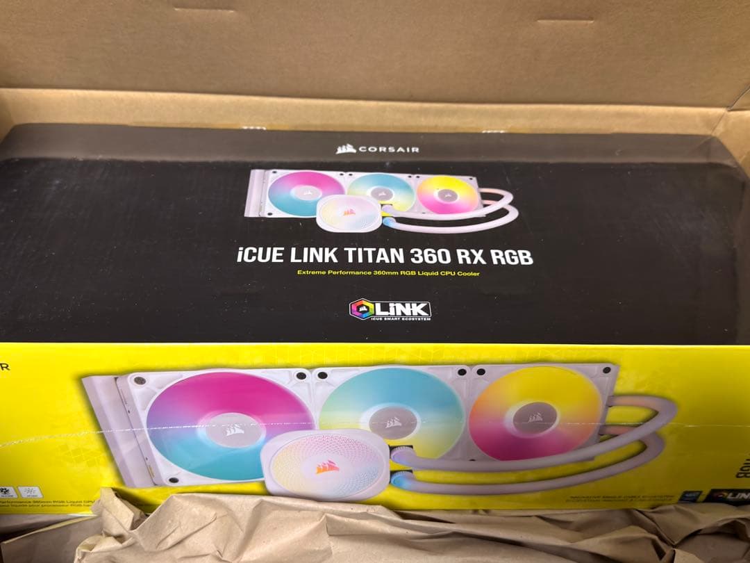 コルセア水冷CPUクーラー iCUE LINK TITAN 360mm RGB