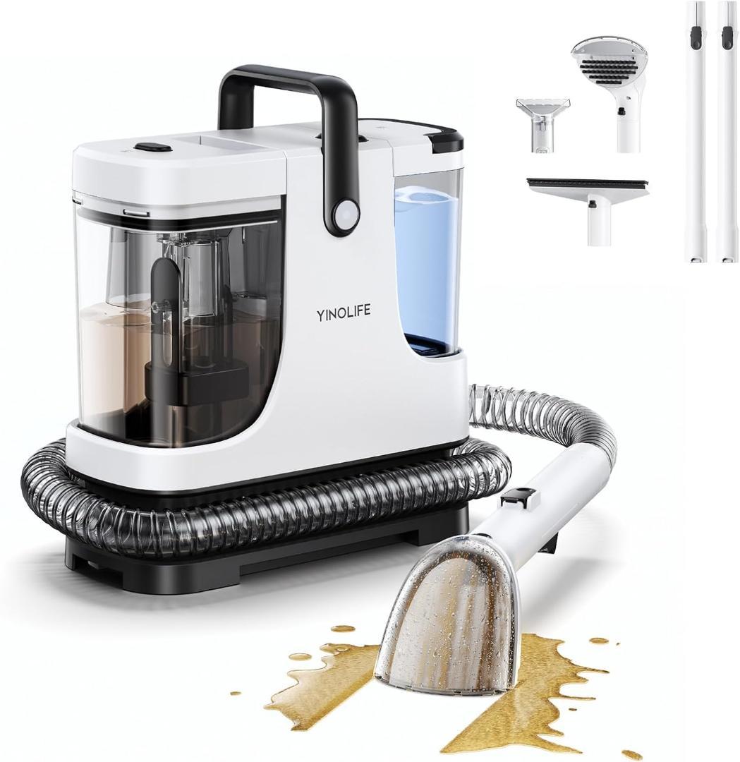 大特価❣️ カーペットクリーナー 18000Paアタッチメントセット付き 小型