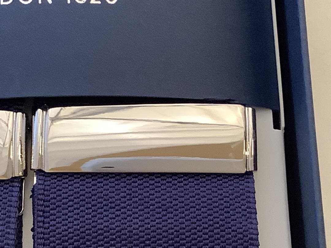 サスペンダー英国製アルバートサーストンクラシック6ボタン留上級非伸縮NYSL