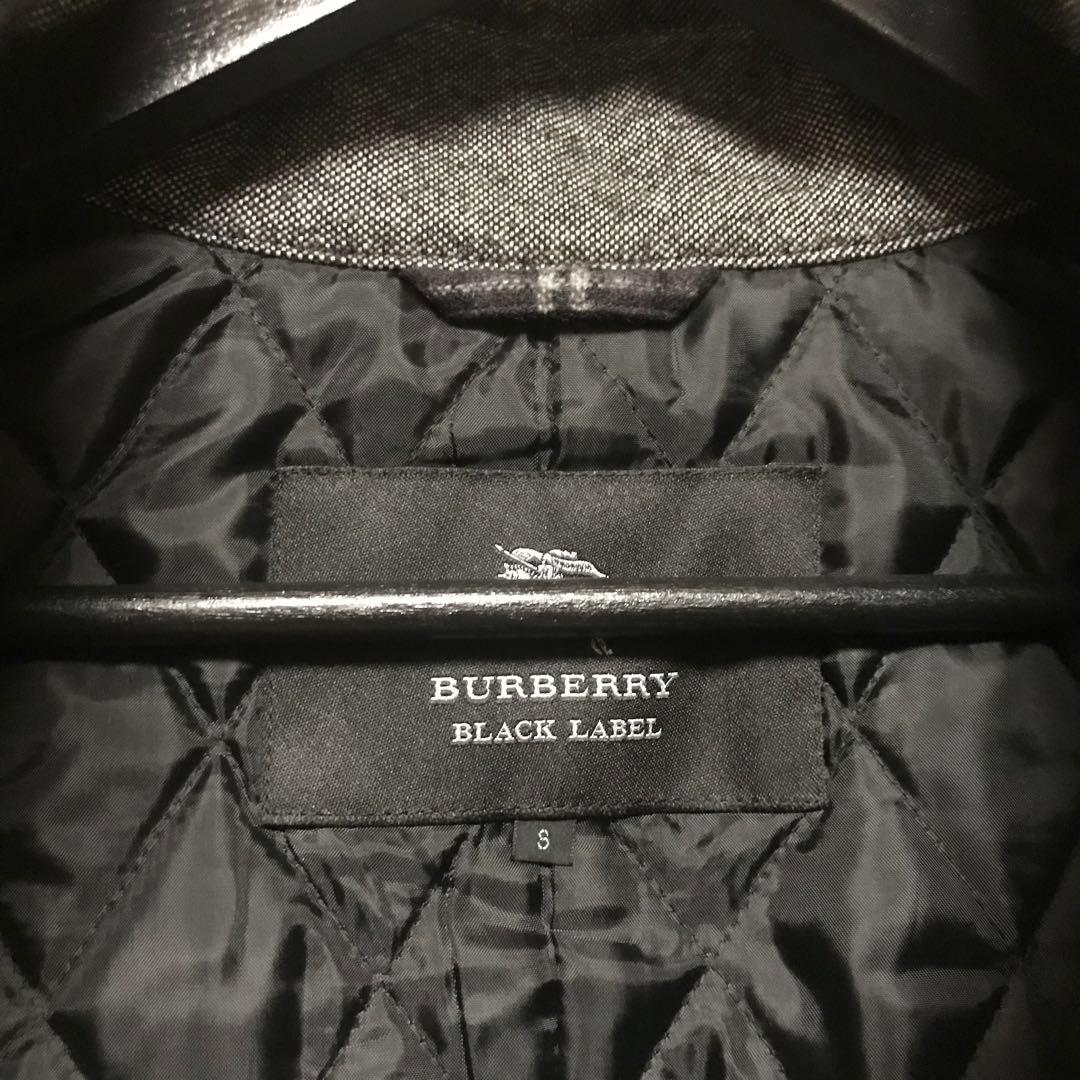 美品　バーバリーブラックレーベル ダッフルコート　S 正規品　ロゴ入り