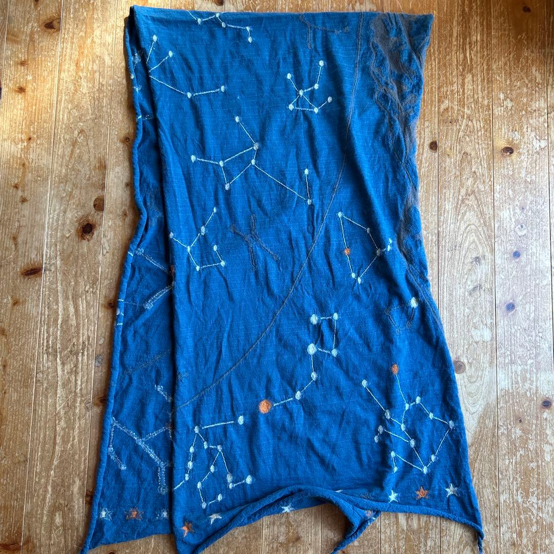 KAPITAL 希少　キャピタル　刺繍 ストール　星柄