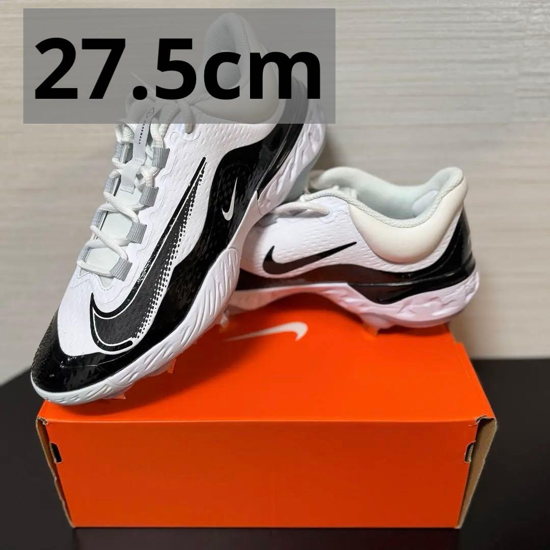 Alpha Huarache Elite 4 Low 野球 スパイク 金具 白