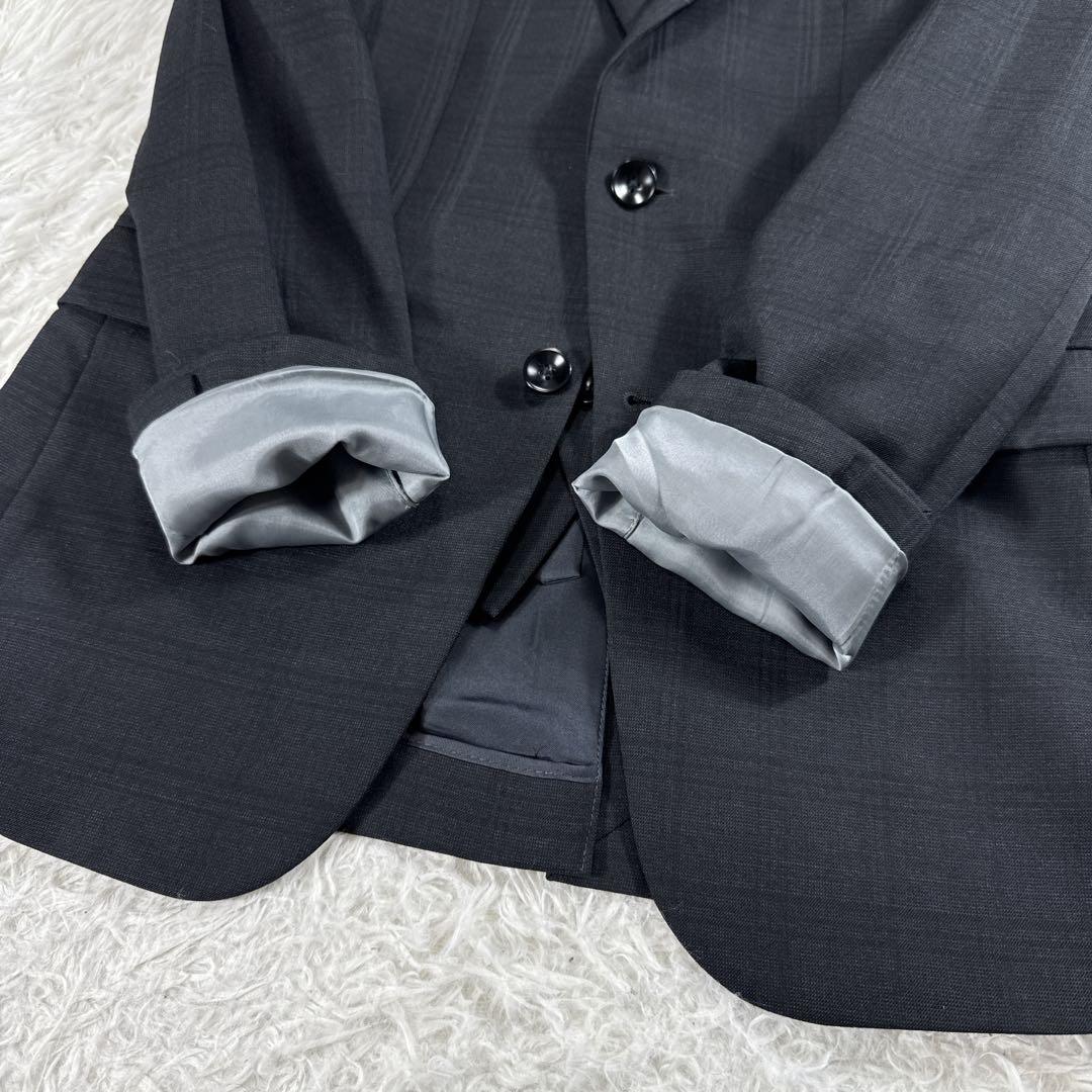 スーツセレクト スリーピーススーツ シャドーチェック メンズ Y4 スリム