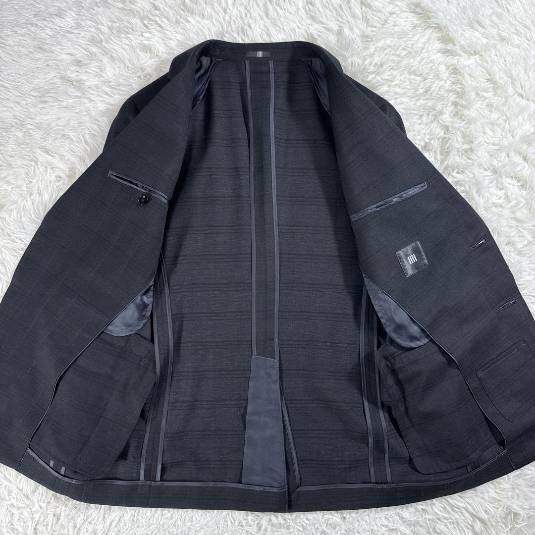 スーツセレクト スリーピーススーツ シャドーチェック メンズ Y4 スリム