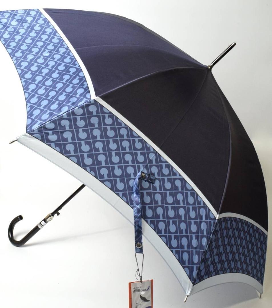 未使用 ゲラルディーニ 傘 モノグラム バイカラー 8本骨 雨傘 耐風 日本製