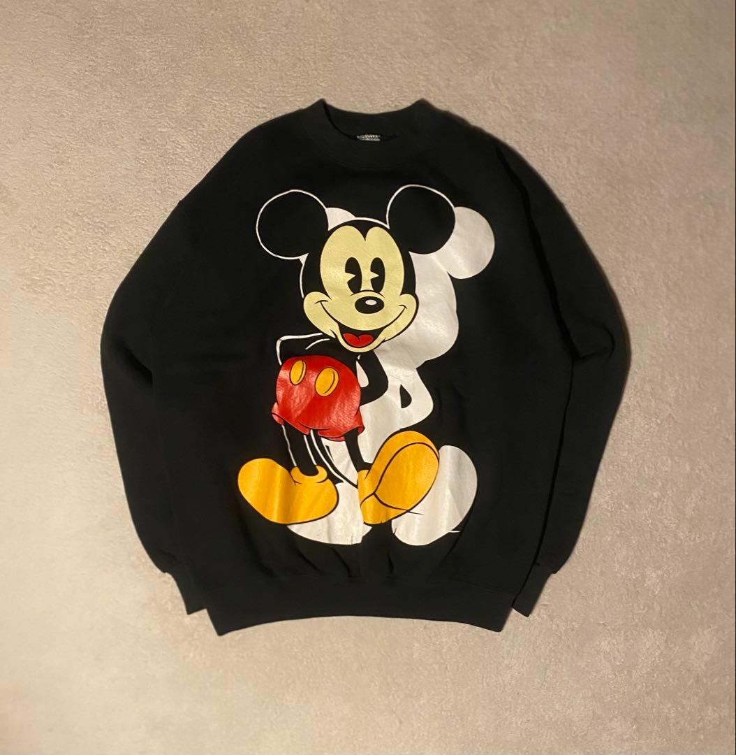 トップス 90s Vintage Mickey Mouse Shadow