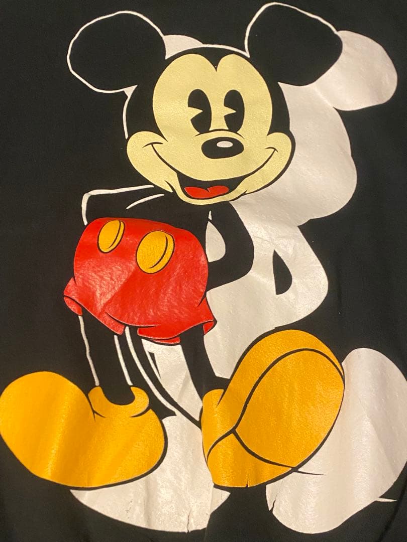 トップス 90s Vintage Mickey Mouse Shadow