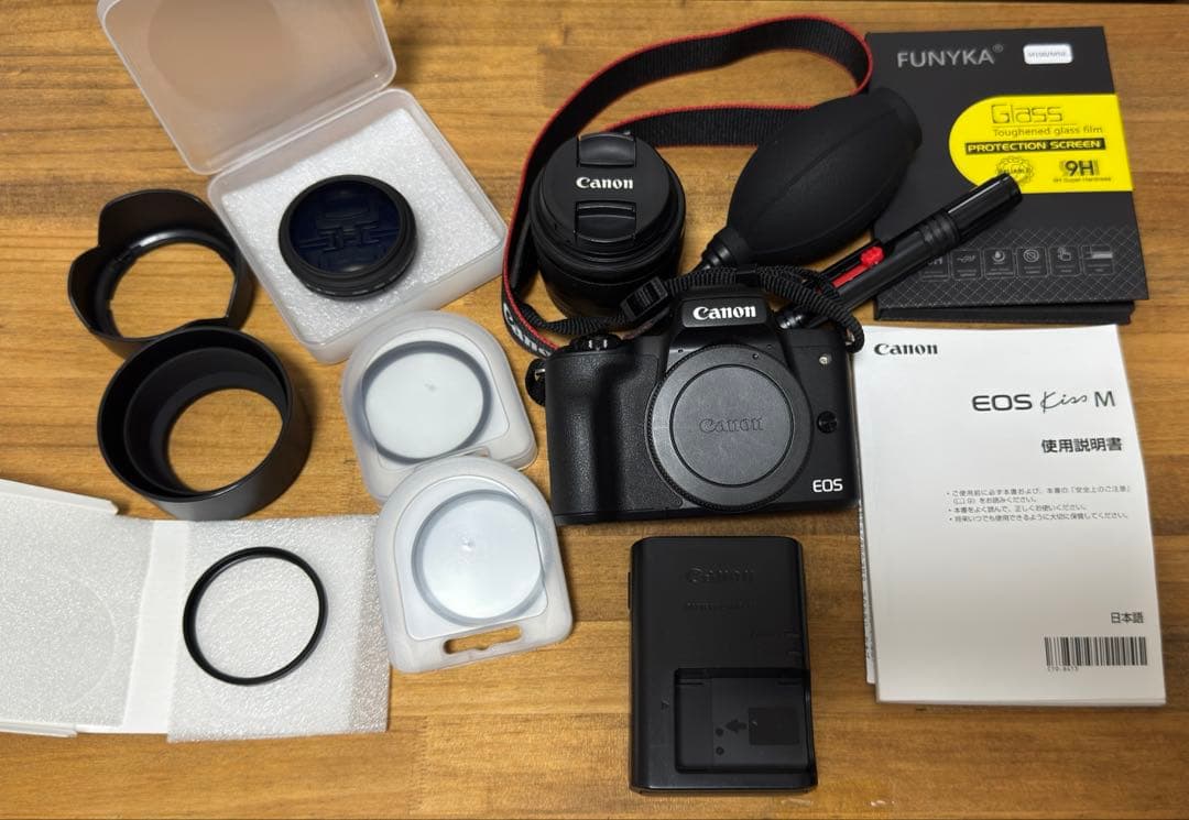 S*i様 Canon EOS Kiss M 標準ズームキット+カメラ備品セット