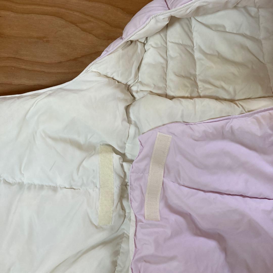 MONCLER ピンク ダウンおくるみ