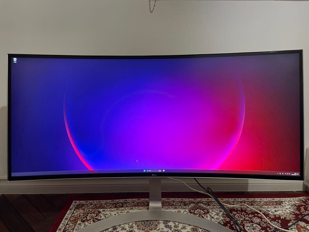 LG モニター ディスプレイ 38UC99-W 曲面 3840×1600