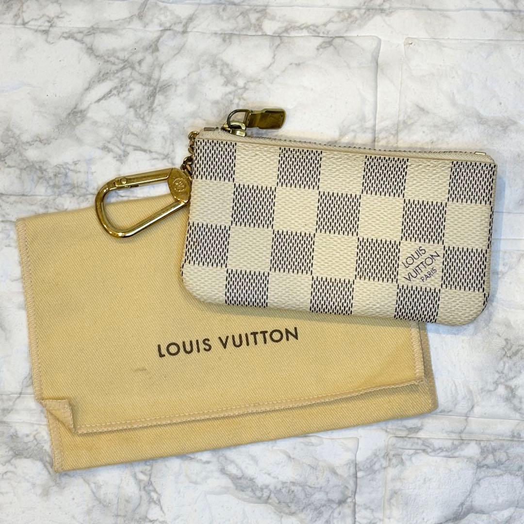 ルイヴィトン LV ポシェット クレ 小銭入れ ケース ダミエアズール