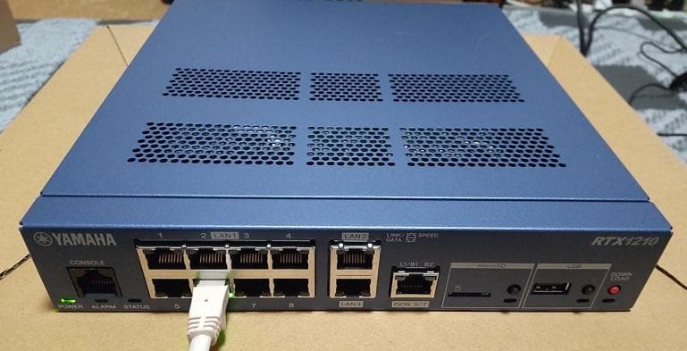 YAMAHA RTX1210 有線ルーター