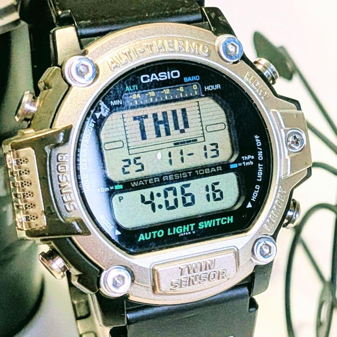 高機能 カシオ メンズ腕時計プロトレックPRO TREK 高度・気圧・温度計測