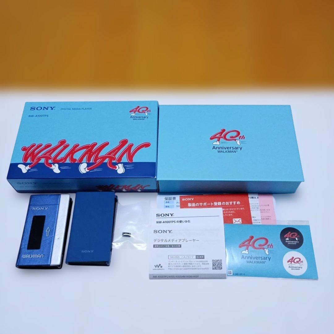 【超美品】SONY ウォークマン Aシリーズ NW-A100TPS　40周年中古