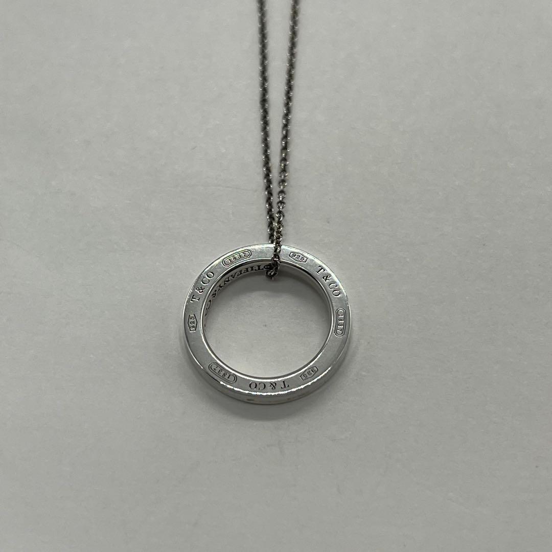 ティファニー TIFFANY 1837 サークル ペンダント ネックレス SV