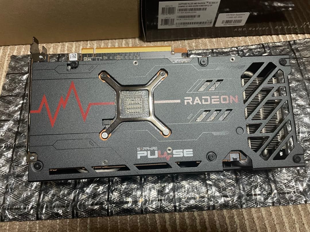 （動作品・ジャンク扱）SAPPHIRE Radeon RX 6600 XT