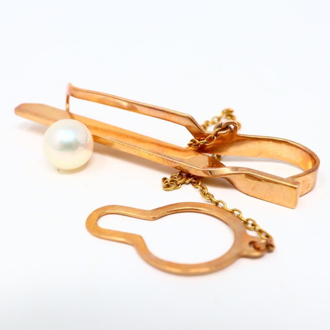 K14 ネクタイピン 真珠