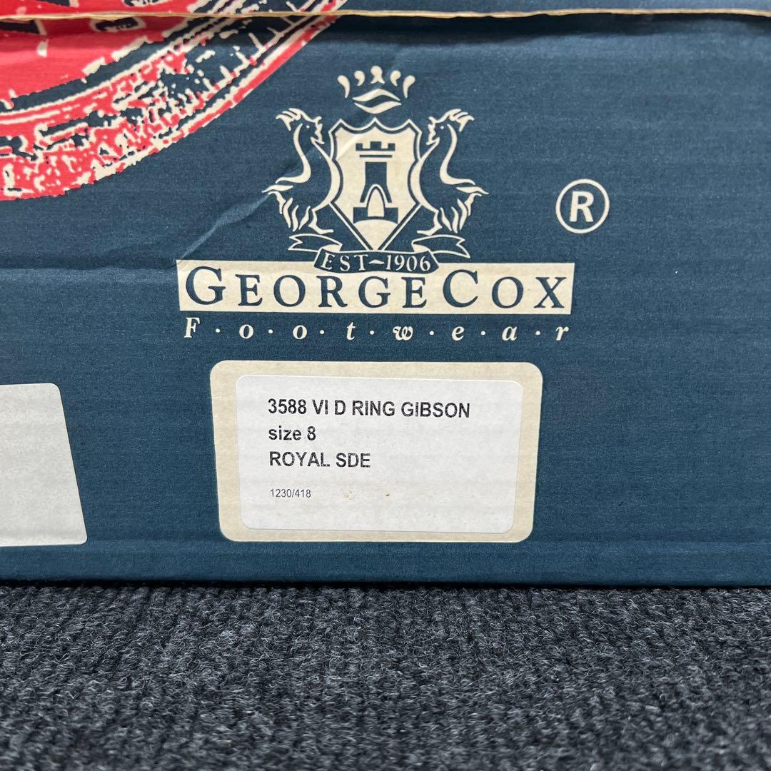ジ*郎様 E COX ギブソン 3588 ロイヤルブルースエード UK