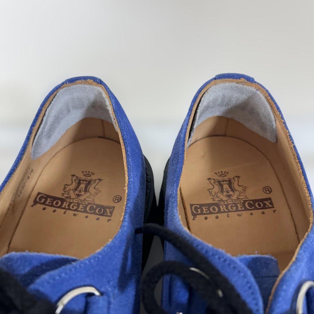 ジ*郎様 E COX ギブソン 3588 ロイヤルブルースエード UK