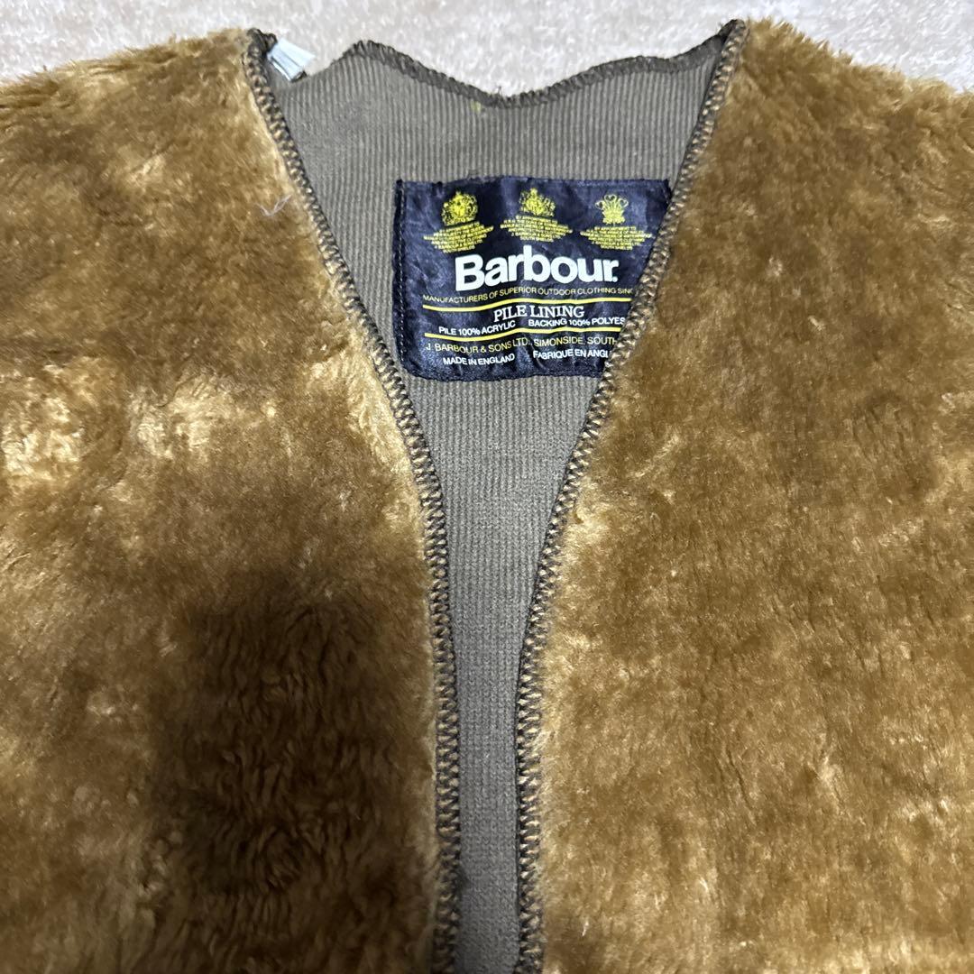 Barbour フリースライニング ベスト ブラウン