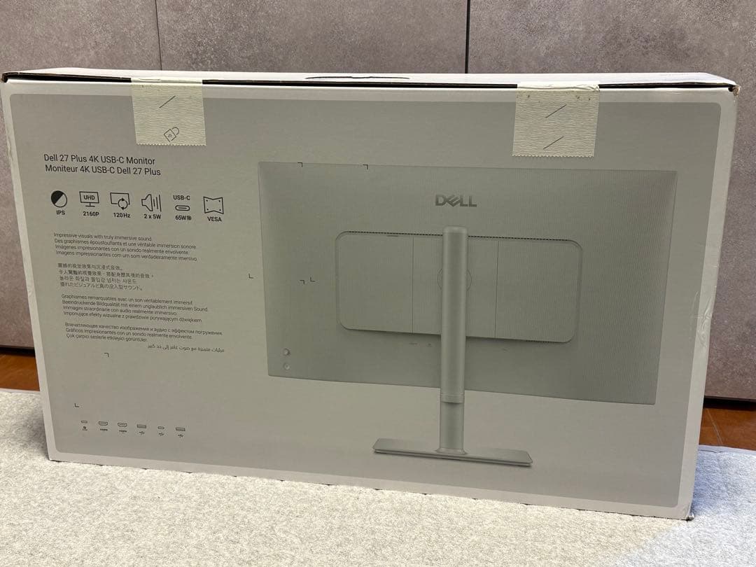【完全未開封新品】DELL 27 Plus 4K USB-Cモニター