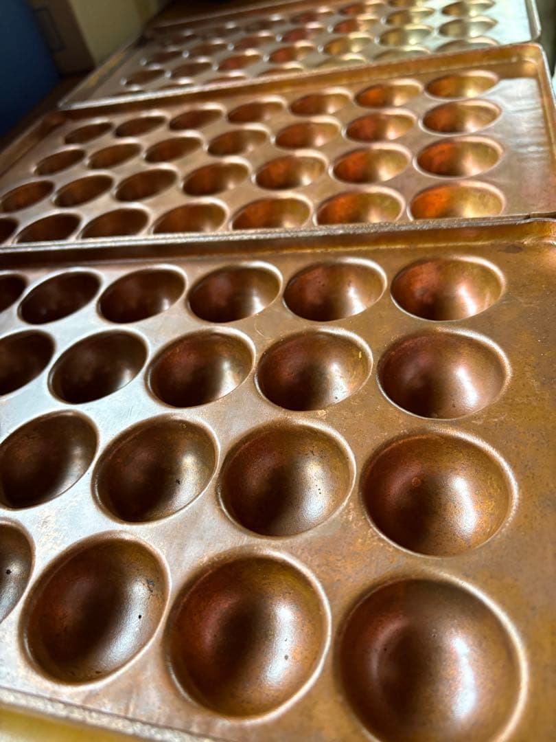 業務用たこ焼き銅板28穴